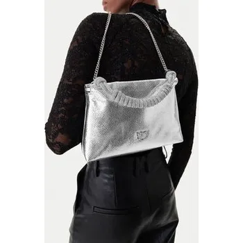 Kabelka PINKO Mini Clutch+Manico SP Al 25-26 PLTT 105908 A2WD Stříbrná OS