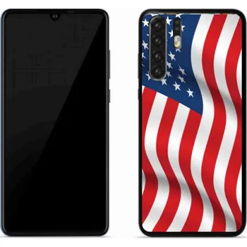 Pouzdro na mobilní telefon Gelový kryt mmCase na mobil Huawei P30 Pro - USA vlajka