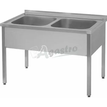 Nerezový dřez Dřez - 120x70, nádoby 2x 50x50x30 cm