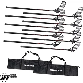 Florbalová hůl Set Tempish PHASE F27 NB (10 hokejek) 100 cm (= 111 cm) 7x levá / 3x pravá