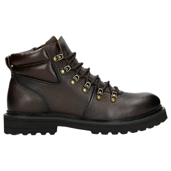 Pánské polobotky Hnědé Pánské Workery Z Lícové Kůže Wojas 2413252 45