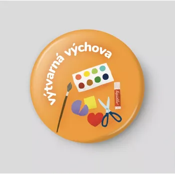 Magnetická kreslící tabulka Výtvarná výchova - plánovací magnetka