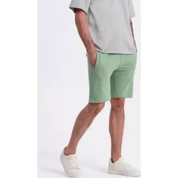 Pánská móda Pánské kraťasy OMBRE OM-SRBS-0139 GREEN M