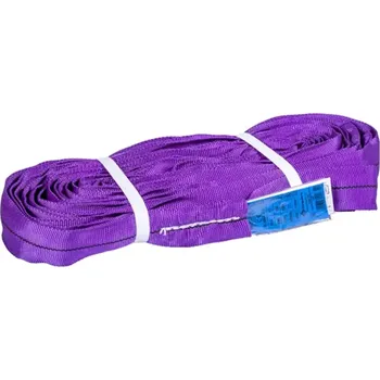 Upínací popruh Kruhová smyčka 1000 kg, Nekonečná smyčka, Fialová, Certifikovaná, RS4 m/obvod 8 m 50 mm 2025