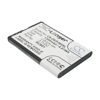 Baterie pro mobilní telefon Baterie Cameron Sino CS-DEP365SL, Li-Ion, 1300