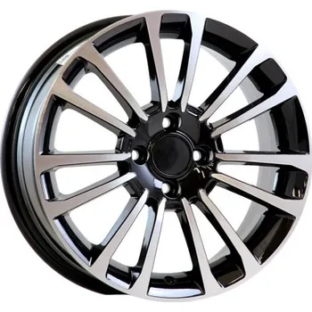 Disk Alu kola AGT 16279, 16x6.5 4x100 ET37, černá + leštění