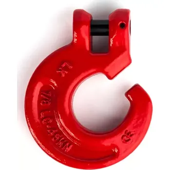 Upínací popruh Lesnický hák s klínem60 KN 8 mm Černá