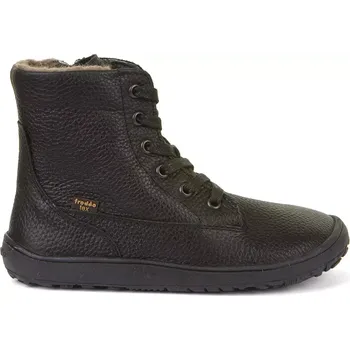 Dívčí zimní obuv Froddo Barefoot Tex Laces G3160236 černé