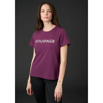 Dámské tričko Equipage Tričko Telina Equipage, dámské, italian plum XXL