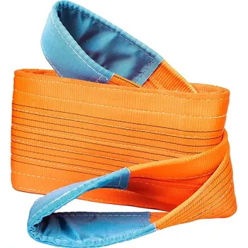 Upínací popruh Zvedací popruh 10 000 kg, Dvouvrstvý, Zvedací pás oko-oko, Oranžový, Certifikovaný, B25 m 300 mm 2023