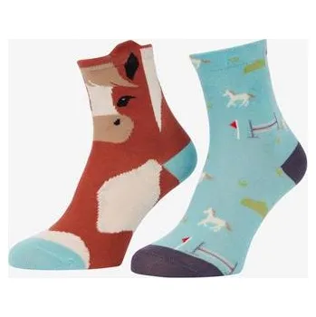 Vybavení pro jezdce Dětské ponožky LeMieux Mini Flash, 2 ks - vel. 32-36