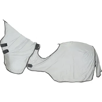 Deka pro koně Horseguard Deka jezdecká HorseGuard, proti hmyzu, s krkem, grey Délka zad: PONY