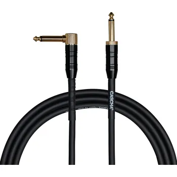 Příslušenství ke zvukové technice Cascha Professional Line Guitar Cable Black 6 m Rovný - Lomený Nástrojový kabel