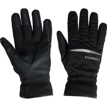 Jezdecké rukavice Equipage Rukavice Susanna Equipage, zimní, pro dospělé, černé M