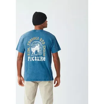 Pánské tílko triko PICTURE Picturide S/S SERENITY BLUE WASHED velikost oblečení L