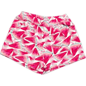 Mrofi Dívčí kraťasy s kapsami, bavlna Melouny, Mrofi, růžové Velikost: 98 (2-3r)