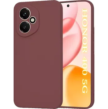 Pouzdro na mobilní telefon Kryt Honor 400 Techsuit SoftFlex - plum red