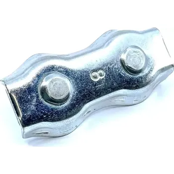 Lanová svorka DUPLEX pozinkovaná 2 mm