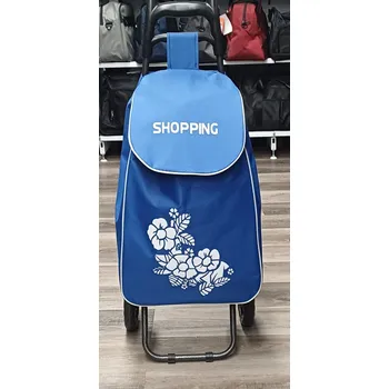 Cestovní taška Luka bags Nákupní taška na kolečkách 4823 velká - modrá