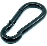 Hasičská karabina DIN 5299C, Černá12x140 mm 400