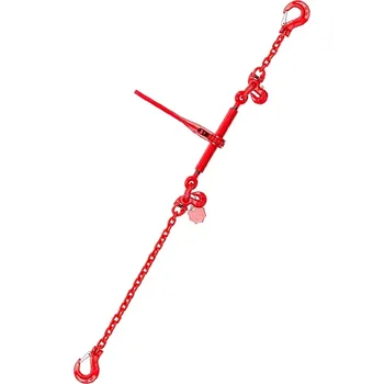 Upínací popruh Kotevní řetěz jednodílná, nosnosť 16 000kg, řetěz 16 mm, Certifikovaná EU16 000 Červená 4 m 16 000