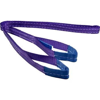 Upínací popruh Zvedací popruh 1000 kg, Dvouvrstvý, Zvedací pás oko-oko, Fialový, Certifikovaný, B26 m 30 mm 2025
