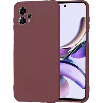 Pouzdro na mobilní telefon Kryt Motorola Moto G13 Techsuit SoftFlex - plum red
