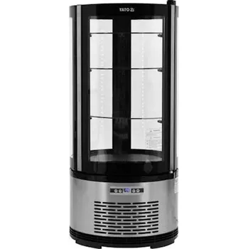 Chladicí vitrína 100 l kulatá nastavitelná