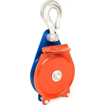 Jištění Lesnická kladka SLR-K, odklápěcí plech (tažná)16 mm 220 mm