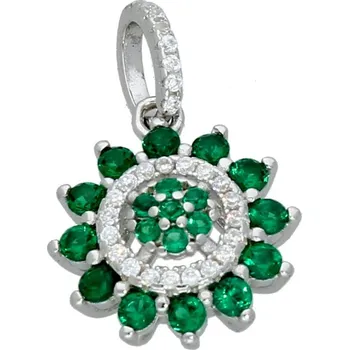 Přívěsek Goldstore Výrazný stříbrný přívěs barevné zirkony Váha: 1.65 g