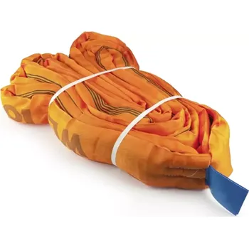 Upínací popruh Kruhová smyčka 20 000 kg, Nekonečná smyčka, Oranžová, Certifikovaná, RS8 m/obvod 16 m 2025