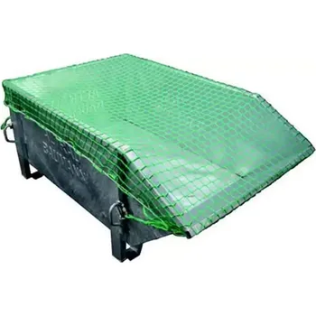 Upínací popruh Kontejnerové sítě zelené v různých rozměrech3,5 x 6 m Zelená