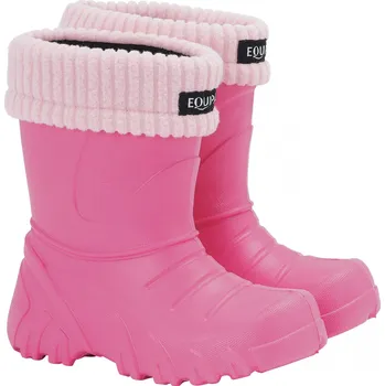 Dívčí obuv Equipage Holínky zateplené Panda Equipage, dětské, pink 36-37