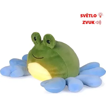 Hračka pro nejmenší Usínáček - krab uspávací plyšová s světlem a melodiemi