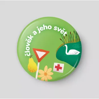 Magnetická kreslící tabulka Člověk a jeho svět - plánovací magnetka