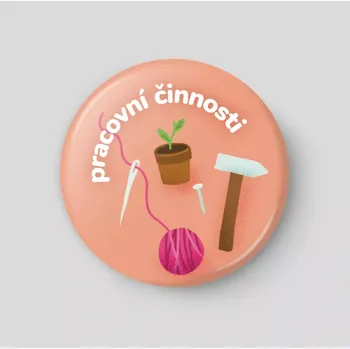 Magnetická kreslící tabulka Pracovní činnosti - plánovací magnetka