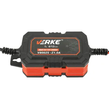 Nabíječka autobaterie Verke Nabíječka akumulátorů STD, AGM, GEL 6V/12V 1,0 A 80112 V80025