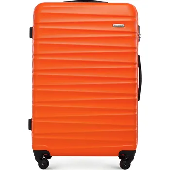 WITTCHEN velký kufr ABS s žebrováním oranžový