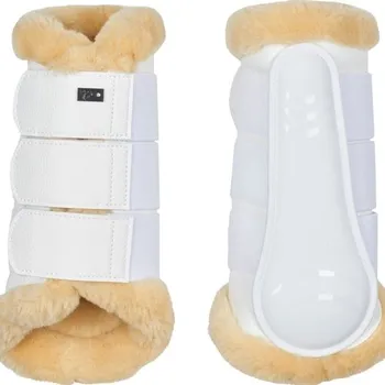 Koňské kamaše Catago Kamaše drezurní Faux CATAGO, s beránkem, pár, bílé XL