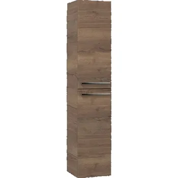 Koupelnový nábytek EBS Urban Vysoká skříňka 35x170cm L/P, dub halifax-madlo chrom