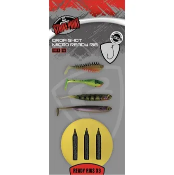 Rybářský háček FOX RAGE - Montáž Drop Shot Micro Ready Rig vel. 8 3 ks