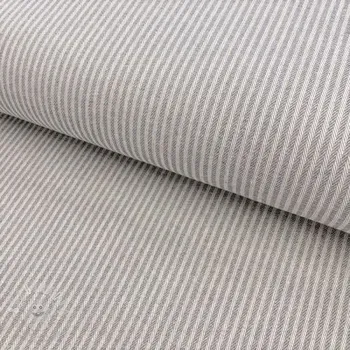 Dekorační látka DOBBY Colored stripe grey