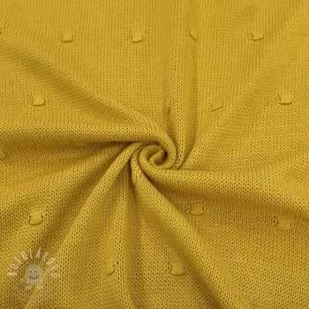 Svetrovina BIG KNIT DOT ochre