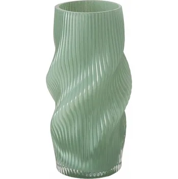 Váza Boltze Skleněná váza VERESE, 30 cm, zelená, sklo