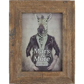 Rám na obraz Hnědý fotorámeček Nature M - 12,5*17,5*2cm