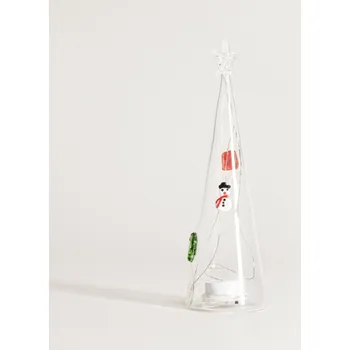 Vánoční ozdoba Vánoční dekorace LAAWEL LED vánoční stromeček 757426