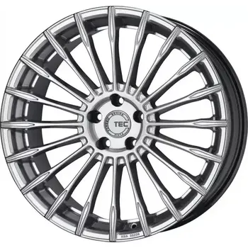 Alu kolo TEC Speedwheels GT 5 Hyper Silver 9,5x19 (5x114,3 ET45) 72,5 + DOPRAVA ZDARMA!