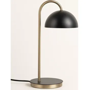 Lampička Stolní lampa Leitmotiv černá kovová Lumiel