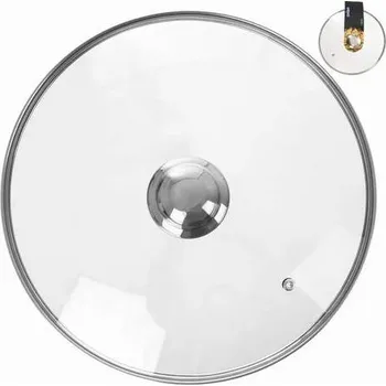 Poklice Poklice skleněná 32 cm sklo/NEREZ