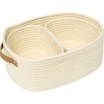 Koupelnový nábytek 5five Simply Smart Košíky na kosmetiku do koupelny DUO, 3 kusy